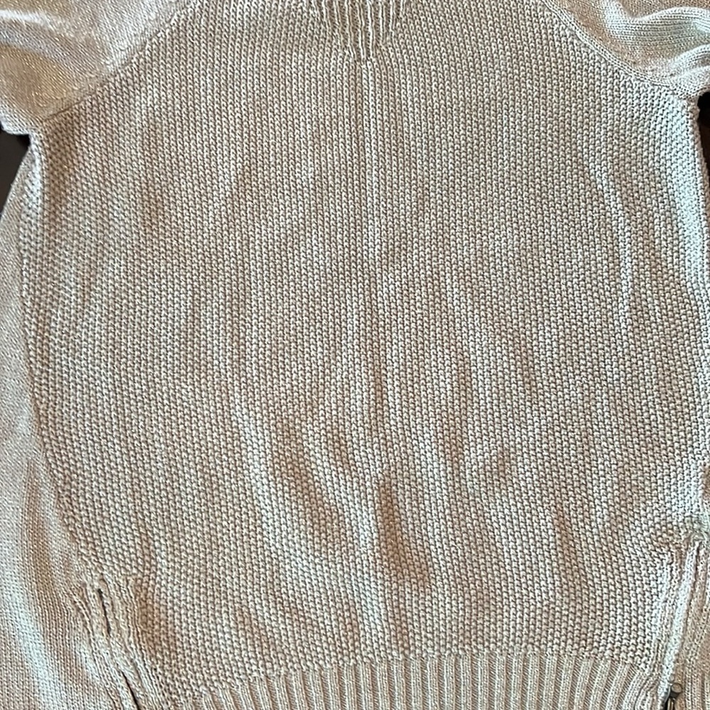 Apt9 gray metallic sweater M - Picture 2 of 10